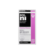 마이니 여성 종합영양제 멀티비타민 앤 미네랄 고함량 활성 비타민 20대 30대 40대 50대 직장인 주부 종합비타민 와이프 피로회복 갱년기 면역력 높이는 영양제, 1개, 60개입