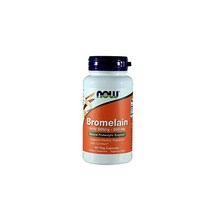 NOW Bromelain 브로멜라인 2400 GDU 500mg 60캡슐 2팩