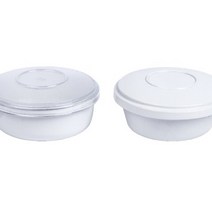 플라스틱 피씨 PC 병원용 환자식기 찬기 병원용반찬그릇, 찬기하부구형(삼광제품과 동일) 랜덤