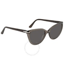 정품/Persol Grey Cat Eye Ladies Sunglasses/PO3251S 1103R5 55