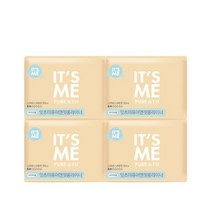 잇츠미 퓨어앤핏 생리대 순면감촉 롱라이너 20P x 4팩, 잇츠미 퓨어앤핏 순면감촉 롱라이너 20P x 4팩, 4개