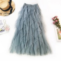 롱치마 A라인롱스커트 밴딩스커트 여성롱치마 H라인롱스커트 패션 투투 tulle skirt women 긴 맥시 스커트 2012 spring summer black pink 여성