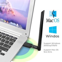 10pC MT7601 무선 네트워크 카드 미니 USB WiFi 어댑터 LAN 수신기 동글 안테나 PC windows용 802.11 b/g/, 01 10pcs