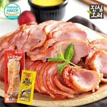 진심오리 유황먹은 훈제오리 300gx8팩 2.4kg +소스증정, 단일상품/단일상품, 300g