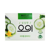 동산씨앤지 오이 비누, 100g, 1개