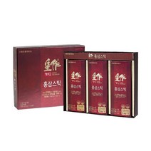 롯데 답례 감사 명절 선물세트 황작 홍삼스틱 선물세트 10ml x 30포 (진세노사이드 8mg ) _선물용 봉투 증정 교회 회사 단체 학교 친구 병문안, 8개