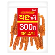 착한간식 치킨 스틱 300g 대용량 애견 간식, 1개