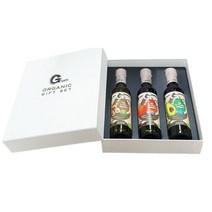 유기농오일 선물세트 3종 압착오일 1SET 아보카도 호박씨 호두 답례품 쇼핑백증정