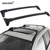 승합차 suv 루프랙 SANJODS 지붕 랙 크로스바 2019 2020 22 타 RAV4 4 2pcs 알루미늄 수화물 캐리어 레일, 한개옵션0