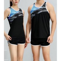 육상 경기복 단체복 러닝 유니폼 용품 속건성, 26, 남성용 레드