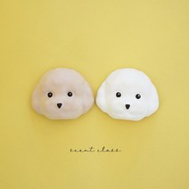푸들 석고방향제 답례품 차량용 디퓨저 5ml, 블랙베리앤베이-화이트-블랙캡타입
