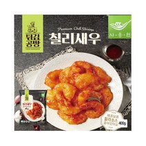 간편식 사옹원 튀김공방 칠리새우 튀김250g 소스150g 400g 냉동, 1봉 400g