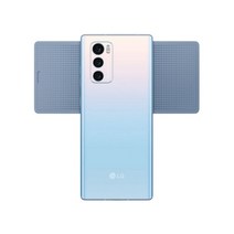 오리지널 잠금 해제 LG WING F100N F100VM 회전 듀얼 스크린 스마트폰 스냅드래곤 765G 4000mAh 6.8 인, 01 WING(F100N)128GB, 01 Fantasy white