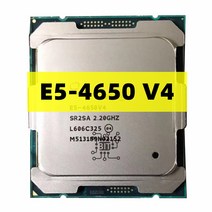 제온 CPU E5-4650V4 QS 2.20GHz 14 코어 35M LGA2011-3 v4 프로세서 E5 4650v4, 한개옵션0