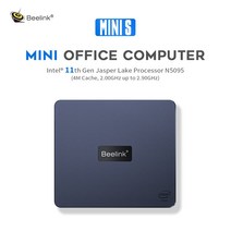 소형PC 미니PC 산업용미니PC Beelink-미니 S 윈도우즈 11 미니 PC 인텔 셀러론 N5095 8GB SSD 데스크탑 게, 01 미국, 02 8GB 256GB