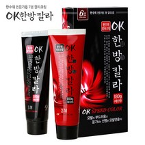 본코스메틱 OK한방 칼러 180g 저자극 빠른 염색약 새치커버 -P20210903, 루키스토어 1, 루키스토어 6호 진한갈색