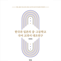 역락 한국과 일본의 중.고등학교 국어 교과서 대조연구 +미니수첩제공, 이미숙