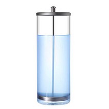 Brrnoo Manicure Tools Disinfection Jar Sanitizing Glass Bottle for Salons Barbers Metal Nail Nippe, 1