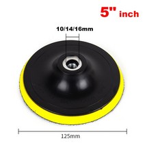 3/4/5/6/7 인치 전기 그라인딩 디스크 트레이 스프로킷 휠 연마 접착 사포 척 흡입 컵, 03 5 Inch_01 M10