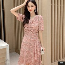 가바바 여성 원피스 앞뒤 셔링으로 절때 흔하지 않은 디자인 미디원피스 G45603