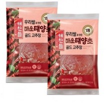 해찬들 우리쌀로 만든 태양초 매운 고추장, 900g, 1개