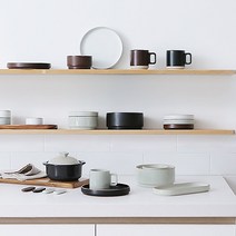 가연 도자기 6인 그릇세트 신혼 식기 한식 홈 세트, 4. 가연 타원형접시, 옥색