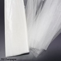 웨딩카장식 자동차 48cm 10m 깎아 지른 크리스탈 패브릭 얇은 명주 그물 롤 아치, t02