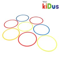키더스 유아체육교구 액션후프 40cm 학교체육/멀티훈련/민첩성/스피드/돔콘/훌라후프/운동후프/징검다리/링게임