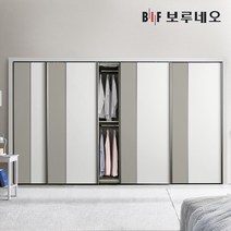 보루네오 바리 슬라이딩 붙박이장 30cm, 인디고블루30cm