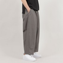 벌룬핏 컴포터블 와이드 남자 워싱 팬츠 남녀공용 빅사이즈 밴딩 통바지