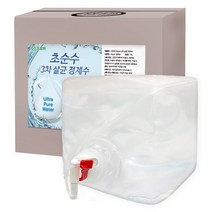 크로바 초순수 3차 살균 정제수 10L 묶음 반도체 UV살균 지게차배터리 가습기 멸균증류수 의료용 산업용 가정용