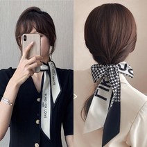 쁘띠 미니 스카프 머리끈