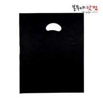 봉투야닷컴 LDPE 50호 (50x59cm) 50장 비닐쇼핑백, 무지-블랙
