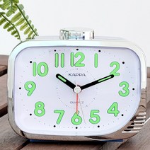 카파 내장벨 알람 탁상시계 T872, 블루