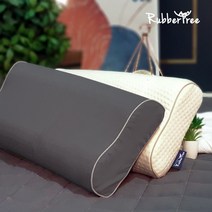 라버트리 감성베개 휴대용 캠핑베개 천연라텍스 차박 텐트 오가닉 베개 파우치제공, 오가닉크림