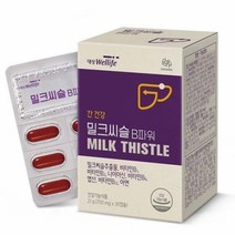 대상웰라이프 밀크씨슬 B파워 밀크씨슬 지방간영양제 간영양제추천