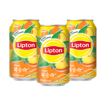 립톤 복숭아아이스티 355ml, 6개