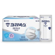 크리넥스 비말차단 건강 마스크 대형 KFAD, 1개, 60매, 화이트