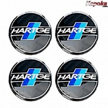 BMW 헤리티지 HARTAGE 65mm 휠캡 엠블럼 4개한세트, 65mm HARTAGE