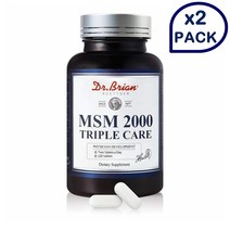 닥터브라이언 2000 트리플케어 MSM 식이유황, 120정, 2개