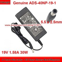 노트북 어댑터 Hp 23ER 디스플레이 22EP 24F 모니터 전원 공급 장치에 대 한 ADS40NP191 19030E 30W 충전기, 한개옵션0