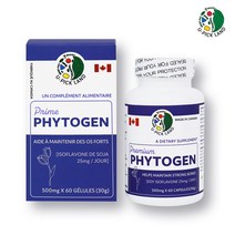 캐나다 식물성 에스트로겐 파이토젠 베지 캡슐 대두 이소플라본 추출물, 30g