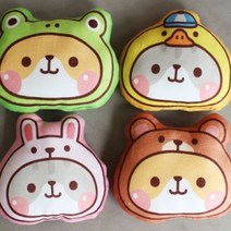 본s마켓_팔꿈치쿠션 손목용 다용도 마우스 마우스용 예쁜 귀여운 수면 방석 이쁜_본s마켓, 옵션-체크_개구리탈