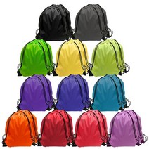 정품 자전거백팩 드로스트링 백팩 벌크 24피스 백 스트링 백팩 6가지 색상 사이클링, 12 Colors