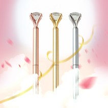 새학기 파격세일 빅 보석볼펜 큐빅 티아라볼펜 다이아몬드볼펜 고급볼펜 판촉물볼펜, 골드