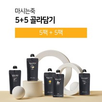 두손푸드 마시는죽 5+5 골라담기 짜먹는죽 간편한 아침식사대용 모닝죽 환자 영양죽 다이어트죽, ① 호박죽 5개입, ⑨ 타락죽 5개입