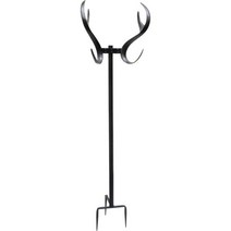Bernini Antler Garden Hose Holder Freestanding Metal Water Holder Decorative Holder Can Easily Coil, Antlers