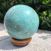 스노우볼 워터볼 10cm 100 천연 아마조나이트 크리스탈 광택 구 볼 tianhe 석재 치유 크리스탈 보석 플래시 광택 석재 장식 1pc, xxxl