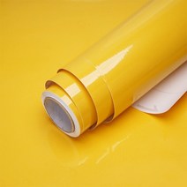 스티커 붙이는 벽지 부분도배 80cm 너비 대리석 자체 접착 비닐 벽 방수 종이 부엌 장식 필름 홈 장식, 반짝이는 노란색, 60cmx300cm