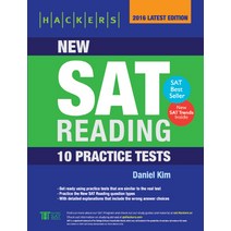 Hackers New SAT Reading: 10 Practice Tests:해커스 프렙 Prepare using practice tests simillar to the ac..., 챔프스터디
